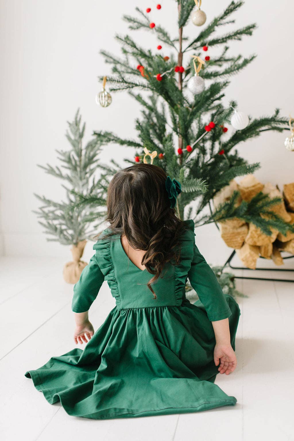 Adelisa Dress in Evergreen | Christmas | Girls