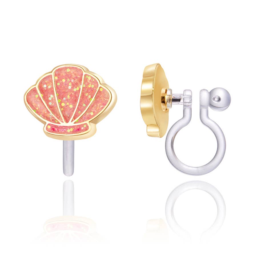 CLIP ON Cutie Earrings- Shell-abrate