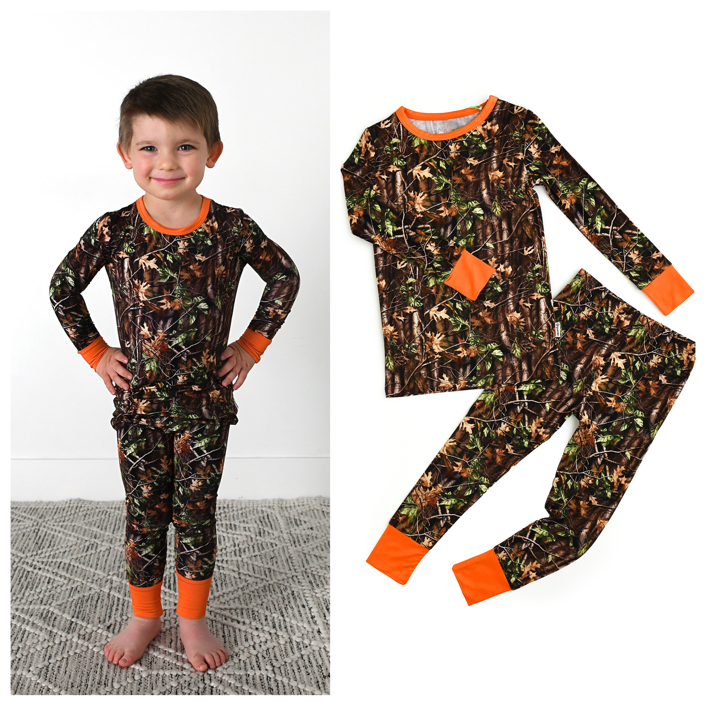 Hunter Camo TWO PIECE - NO BUTTON