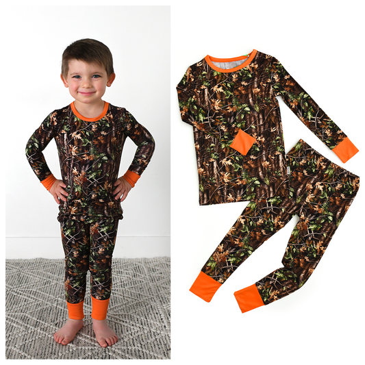 Hunter Camo TWO PIECE - NO BUTTON