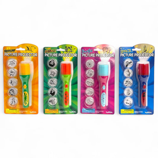 Mini LED Projector, Space, Jungle, Dinosaur, Assorted Colors
