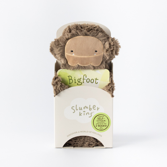 Bigfoot's Self Esteem Plush Snuggler Set - with 2 books!