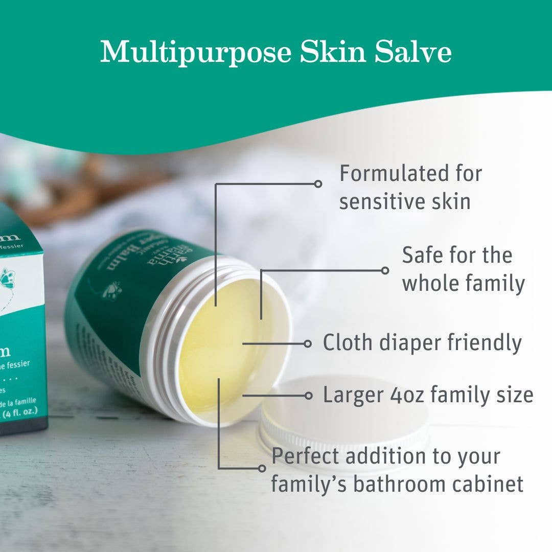 Organic Diaper Balm: 2oz