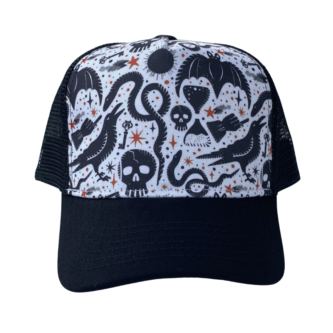 Spooky Halloween Trucker Hat