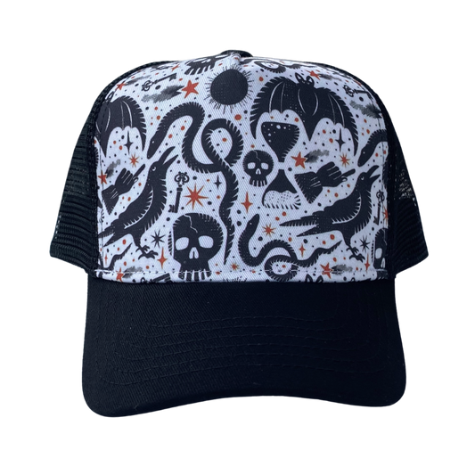 Spooky Halloween Trucker Hat