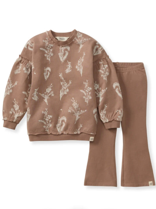 Little Wild Flower Sweatshirt Set - Ginger Loaf