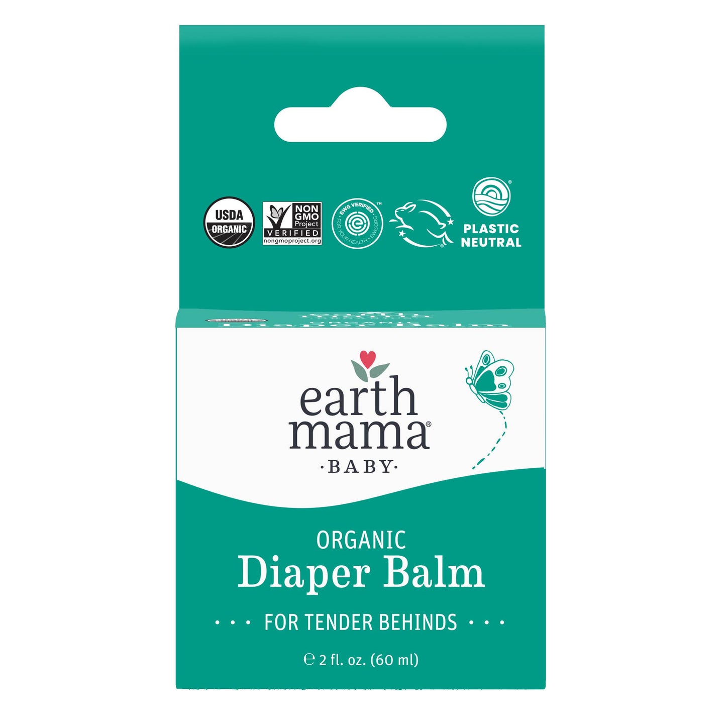 Organic Diaper Balm: 2oz