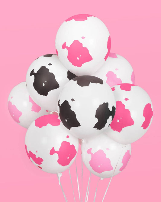 Pink Cow Print Balloons, Rodeo Bachelorette Party,Bday Decor