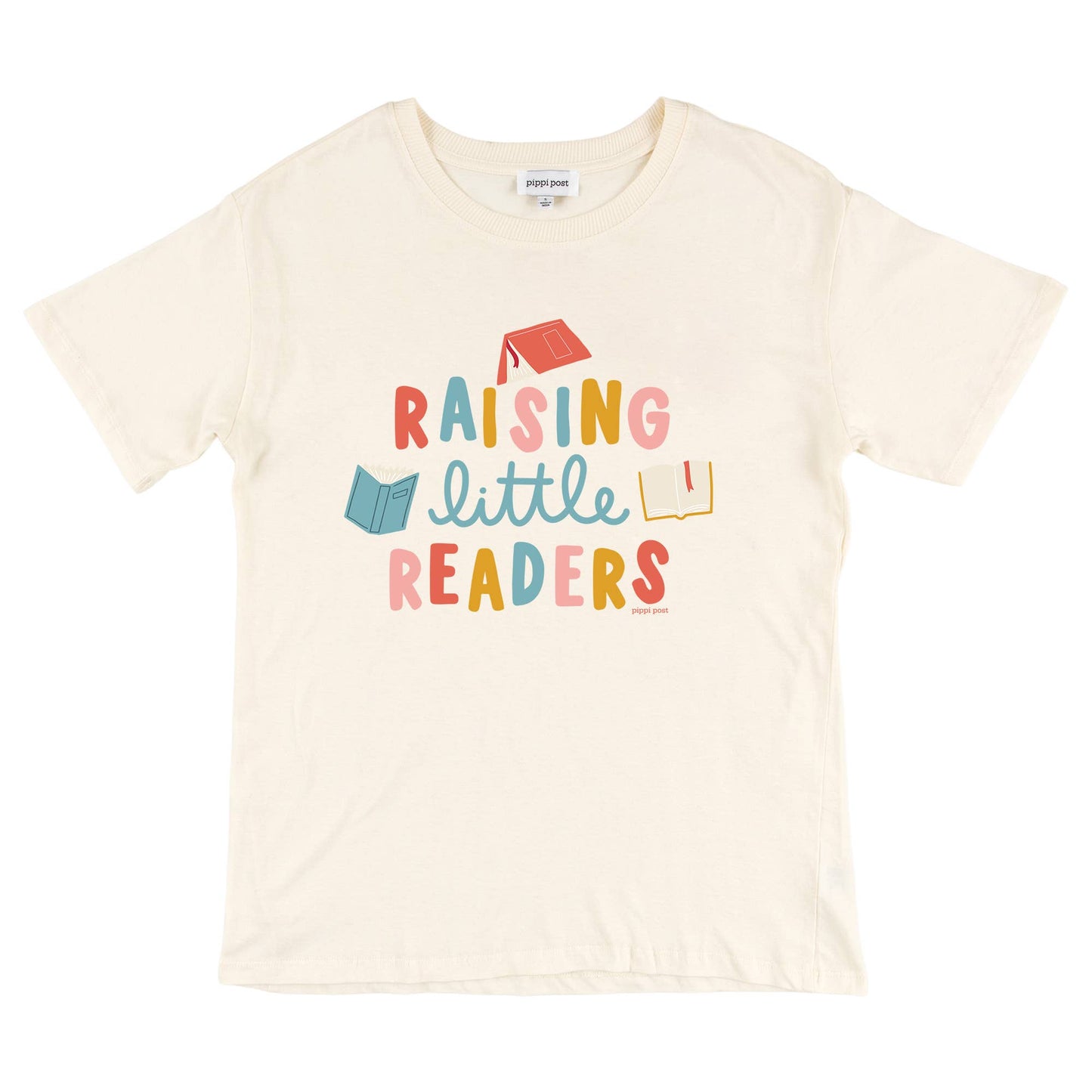 Raising Little Readers Pippi Tee - Ivory