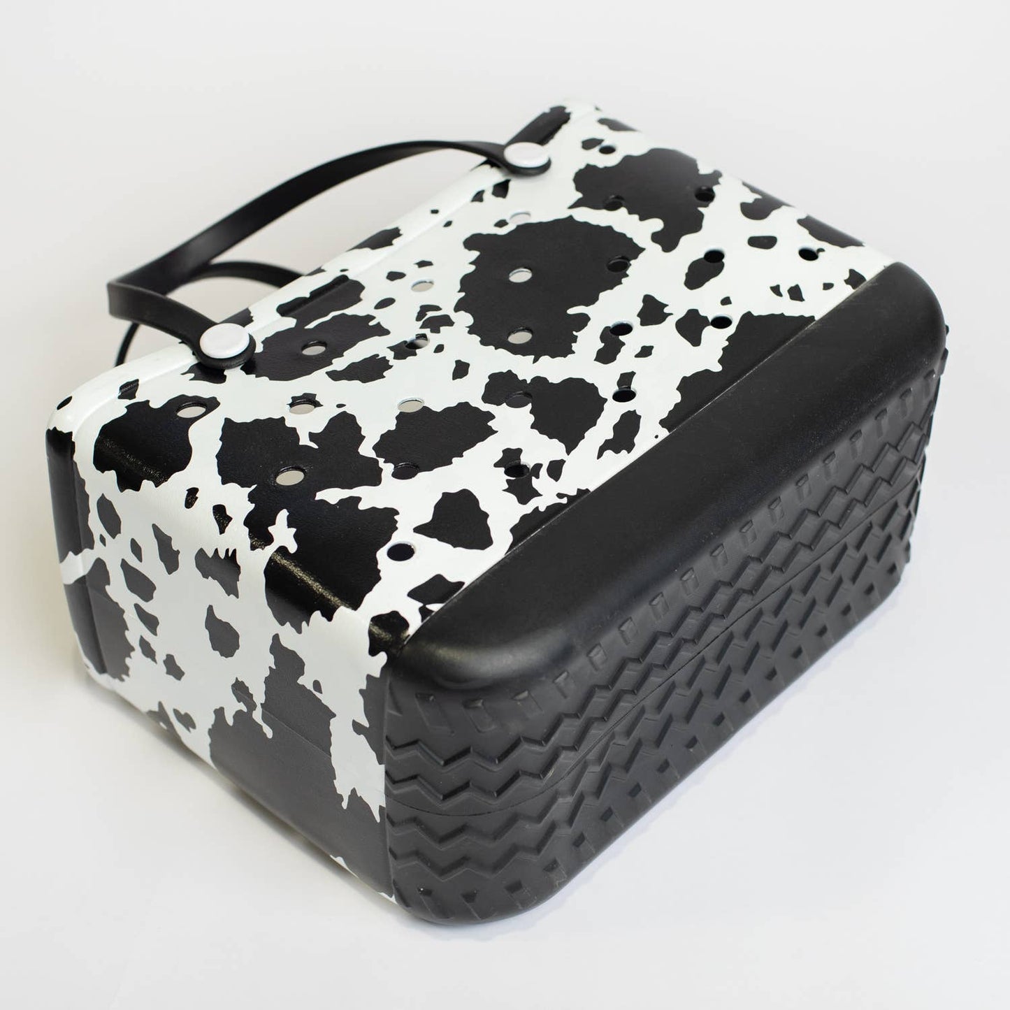 Cow Print Beach Rubber Durable Tote Bag