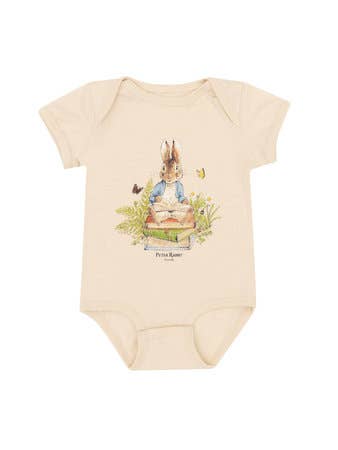 Peter Rabbit Book Stack Baby Bodysuit - 6 Mo