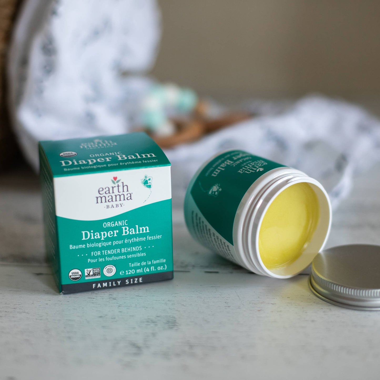 Organic Diaper Balm: 2oz