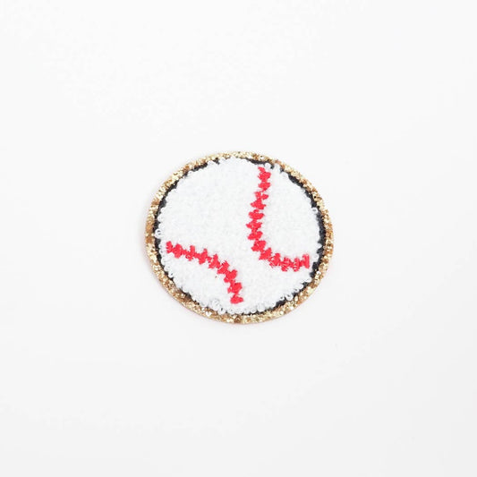 Chenille Baseball Icon Patch