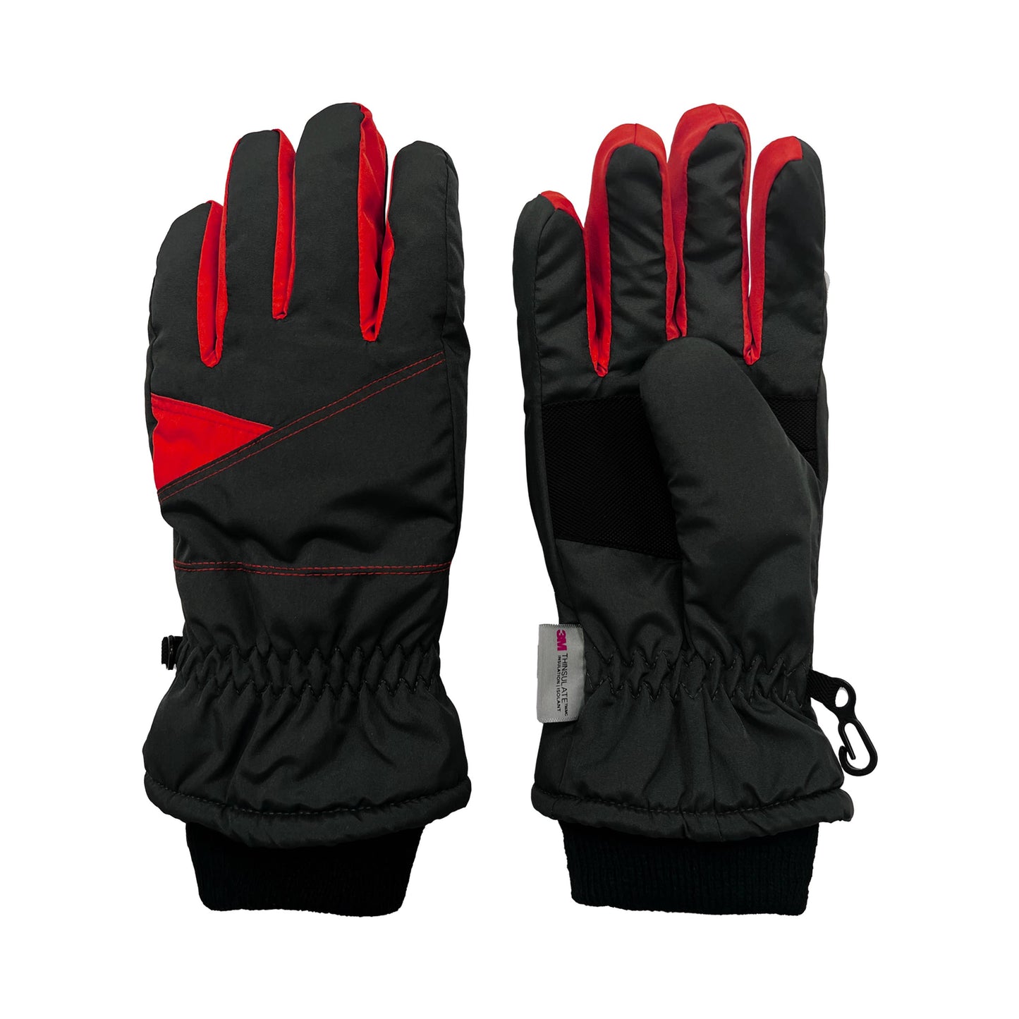 Boys Taslon Ski Glove w. Thinsulate Size 8-12 - 20187