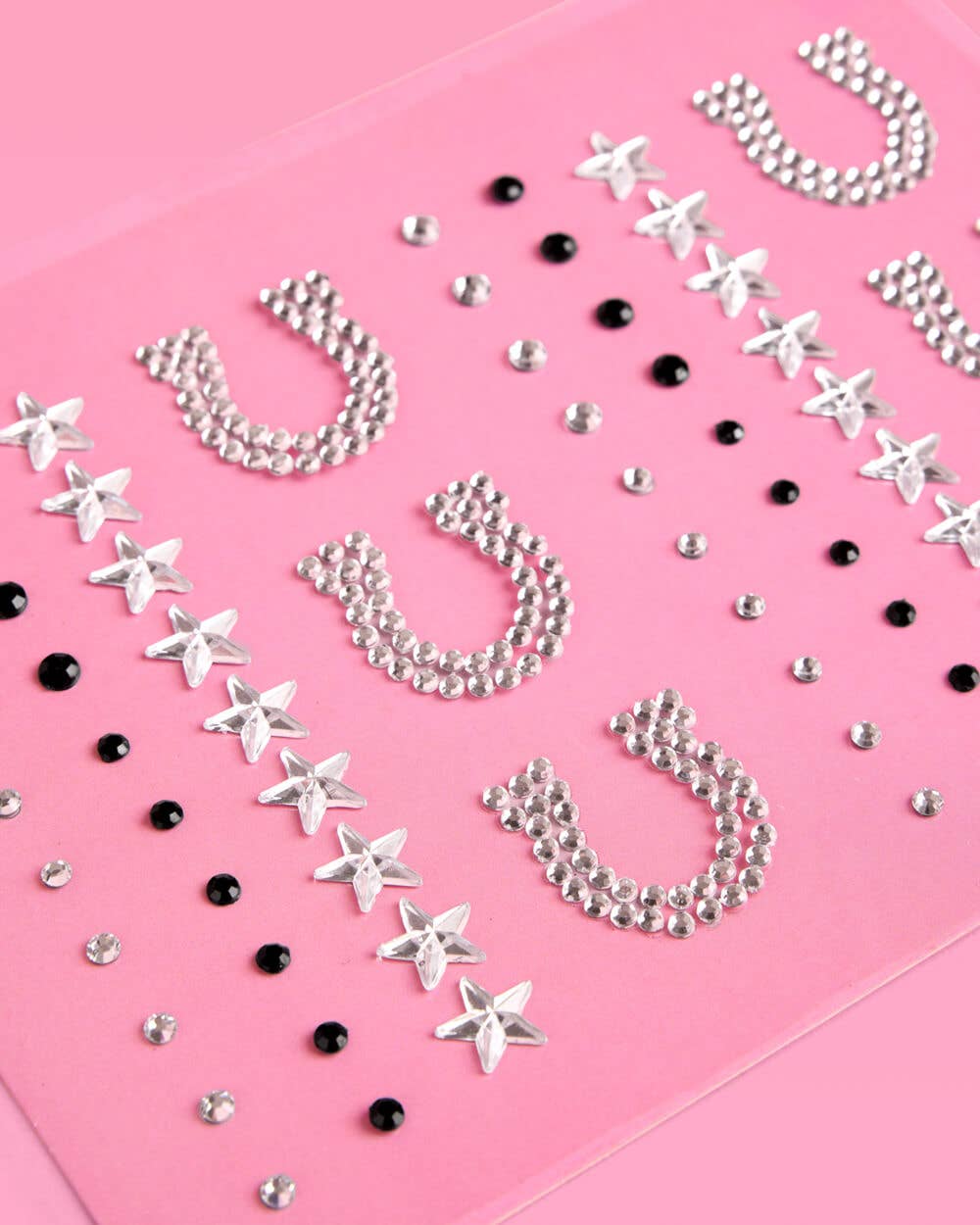 Western Texas Hold 'Em Gem Set - 64 adhesive face gems