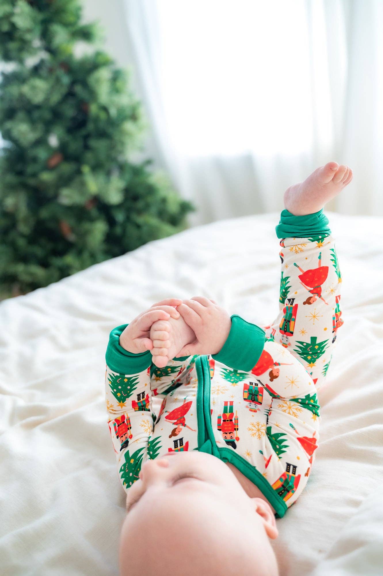 ZIP ROMPER -Nutcracker: 0/3m