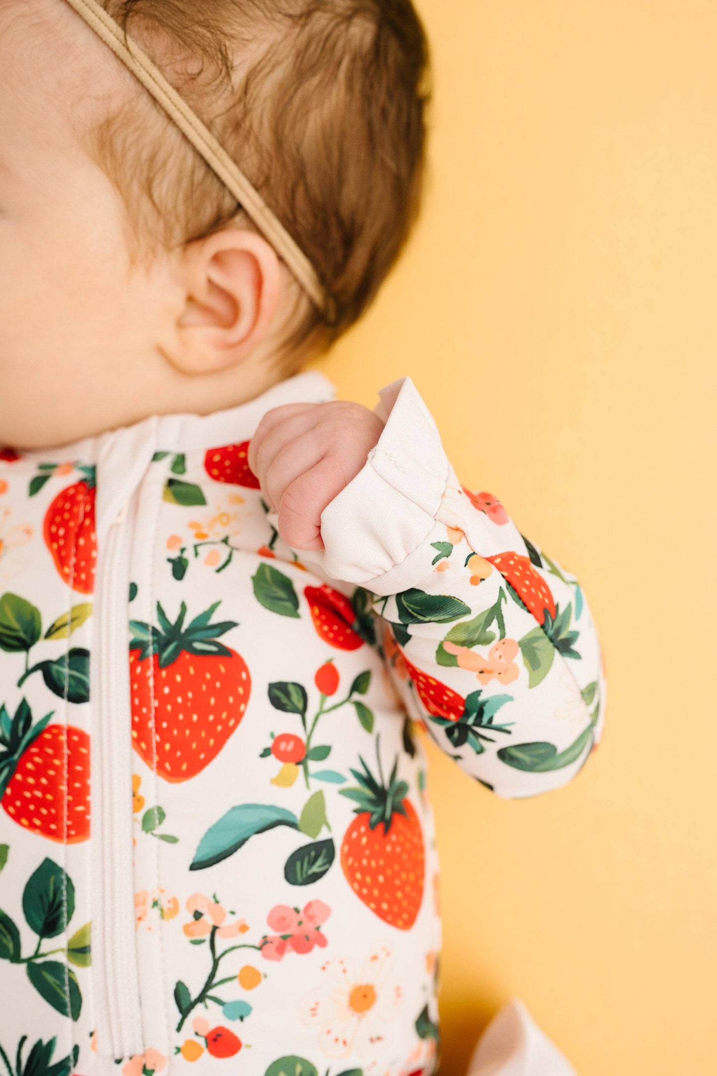 Vintage Strawberry One Piece Swimsuit