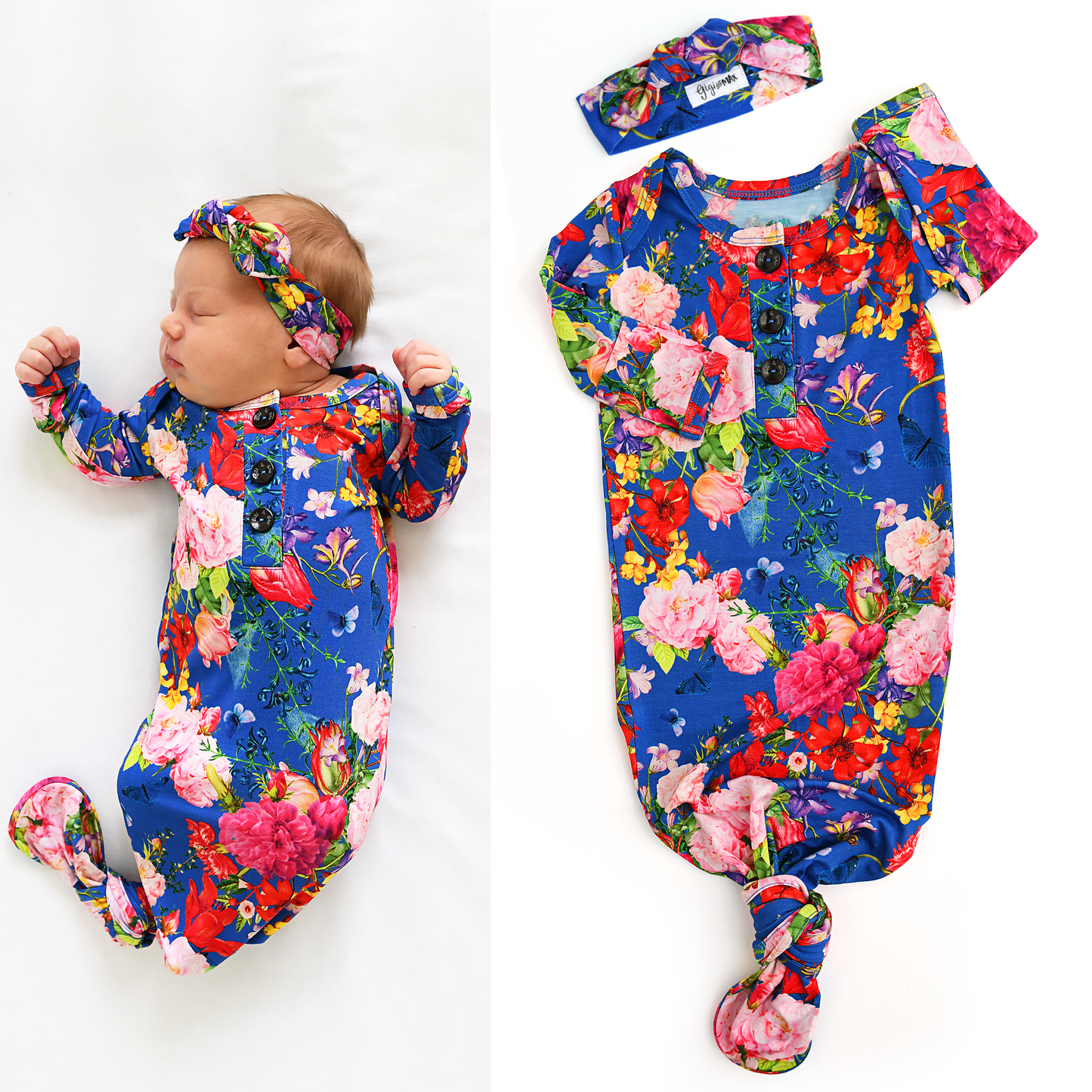 Briella Gown Newborn Bamboo Outfit Coming Home Outfit