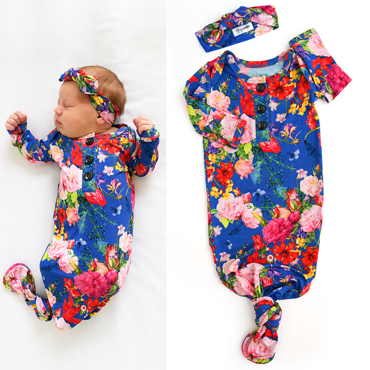 Briella Gown Newborn Bamboo Outfit Coming Home Outfit