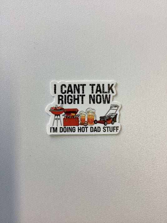 Hot Dad Stuff Sticker