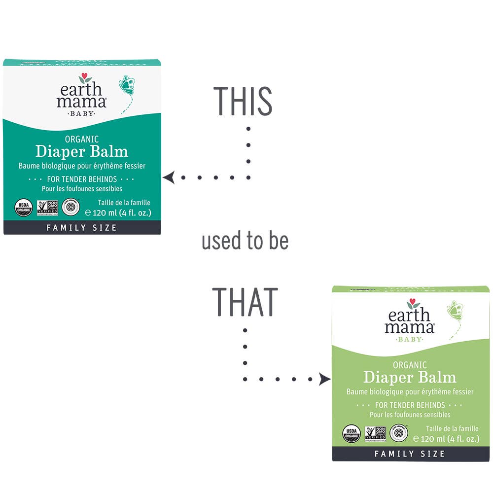 Organic Diaper Balm: 2oz