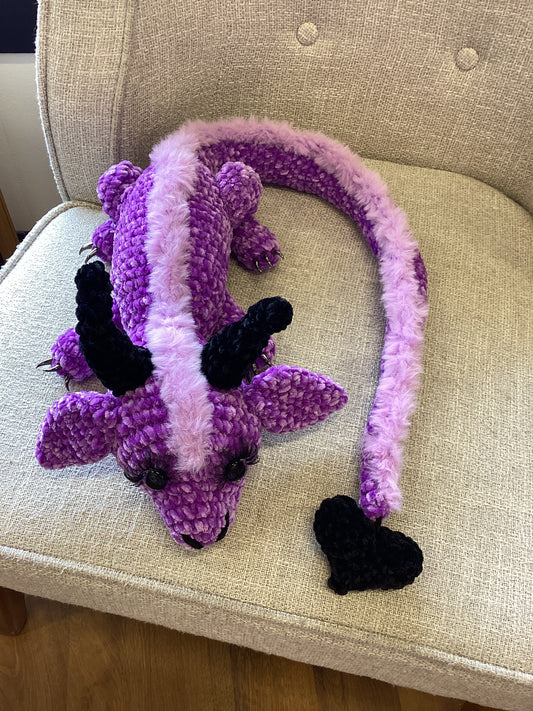 Large Custom Purple Dragon by Tammie