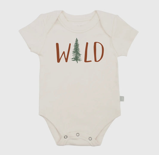 Baby graphic bodysuit wild