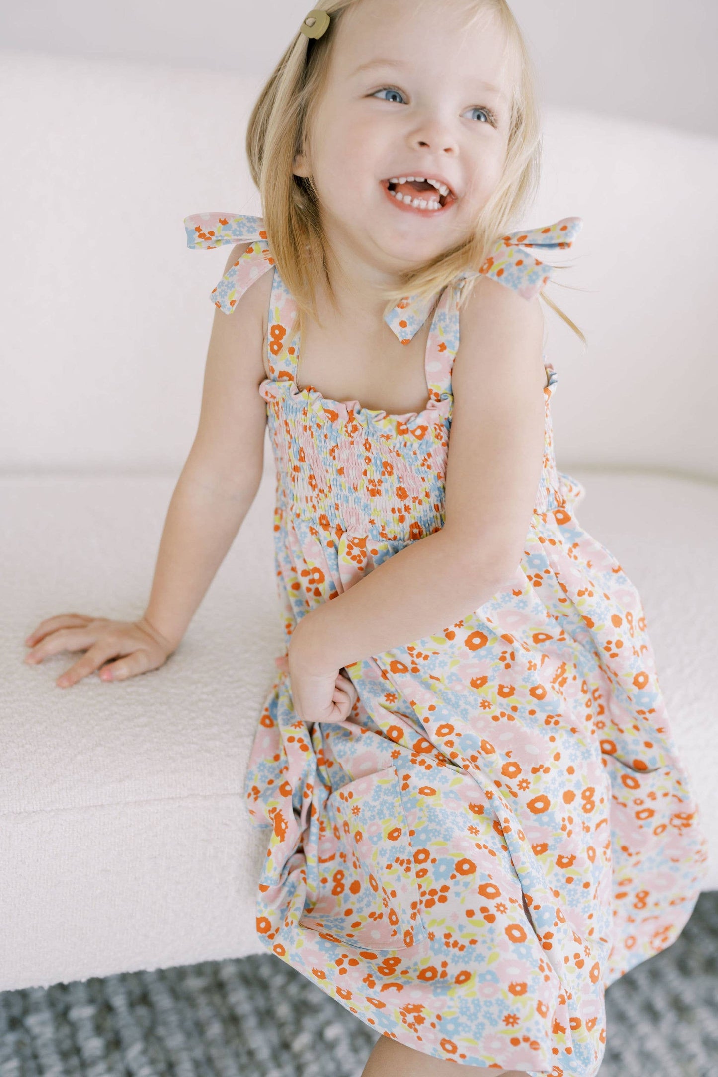The Summer Shower Play Dress, Smock Dress, Toddler, Matching, Mommy and Me