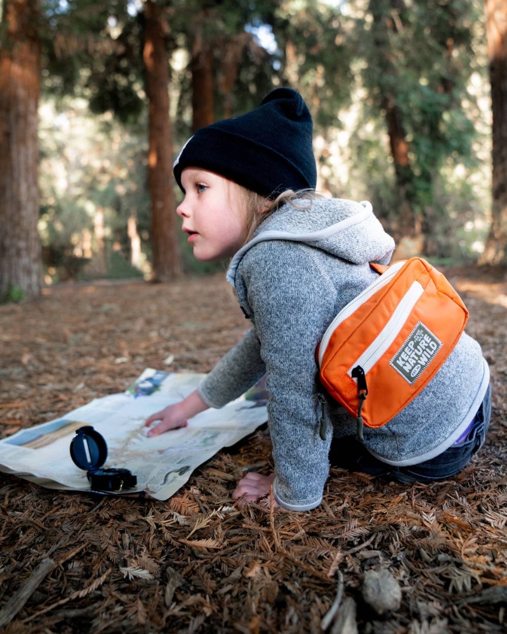 KNW Kids Fanny Pack | Navy/Clay