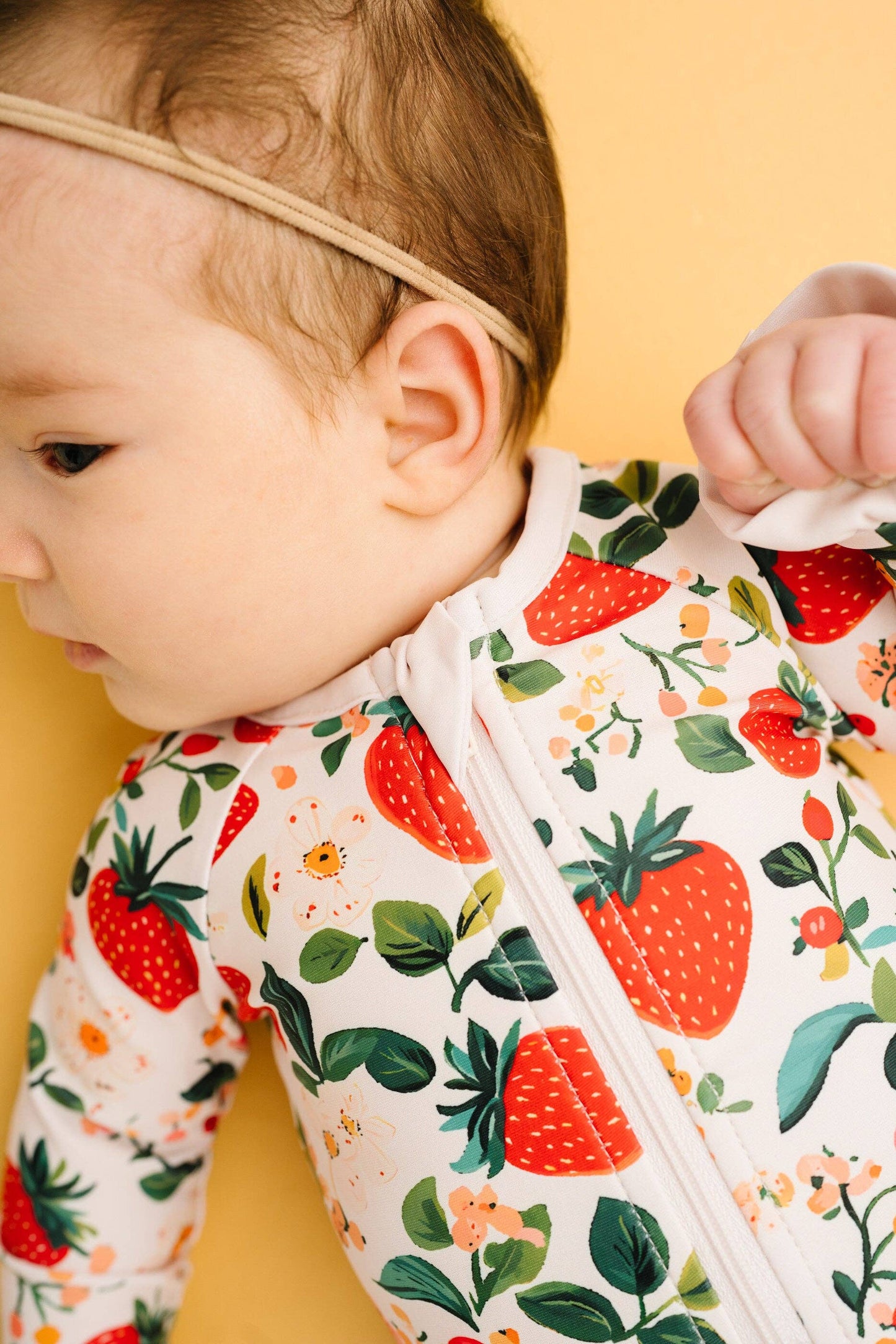 Vintage Strawberry One Piece Swimsuit