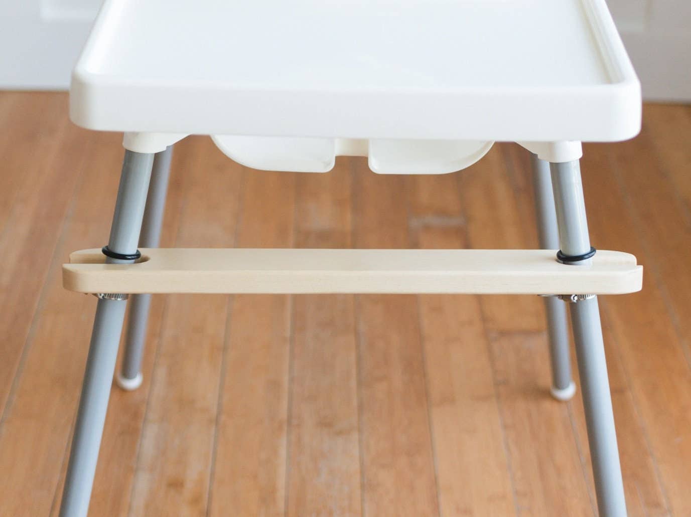 Maple IKEA Antilop Foot Rest - Wooden Highchair Footrest: Footrest + Bib Hook