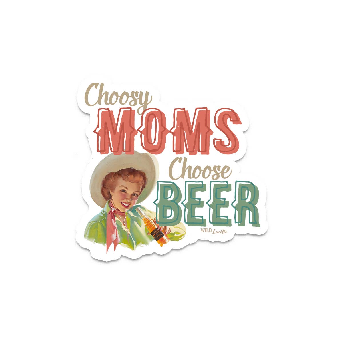 Choosy Moms Choose Beer Sticker