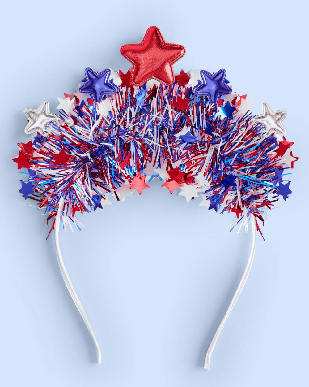 Stars & Stripes Patriotic Headband + fringe, July 4th