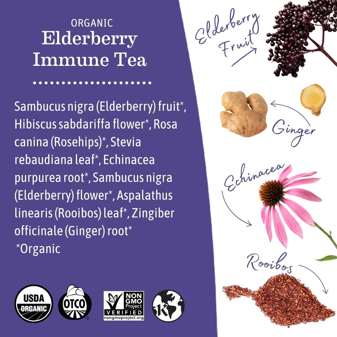 Organic Elderberry Immune Tea