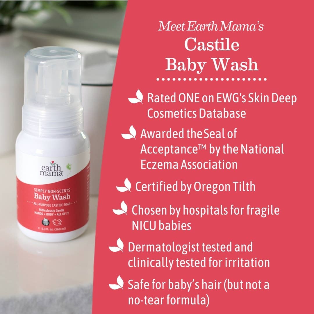 Simply Non-Scents Baby Wash: 5.3 fl. oz. (160 ml)