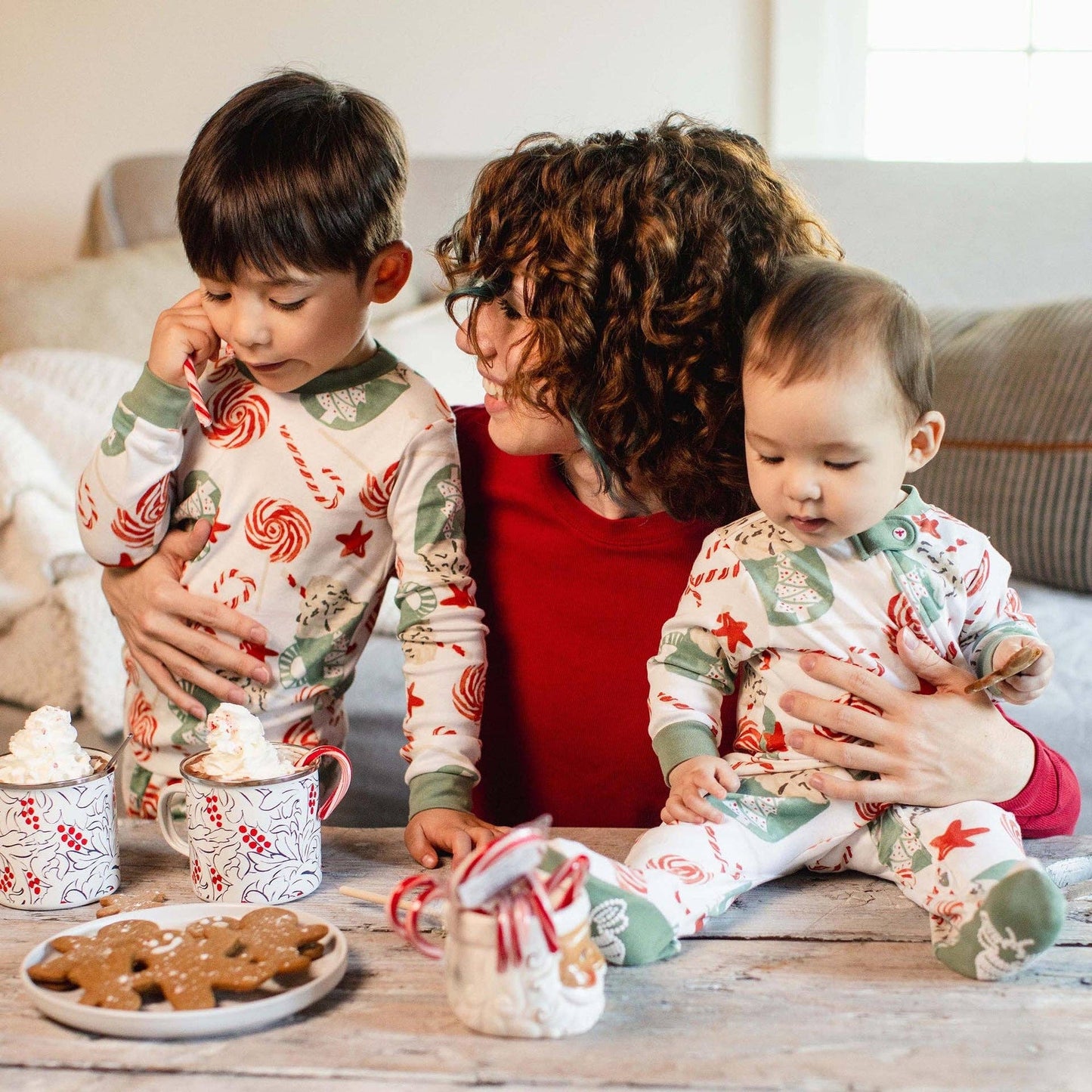 Peppermint Mocha Two-Piece Pajamas