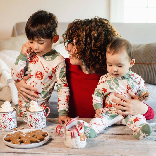 Peppermint Mocha Two-Piece Pajamas