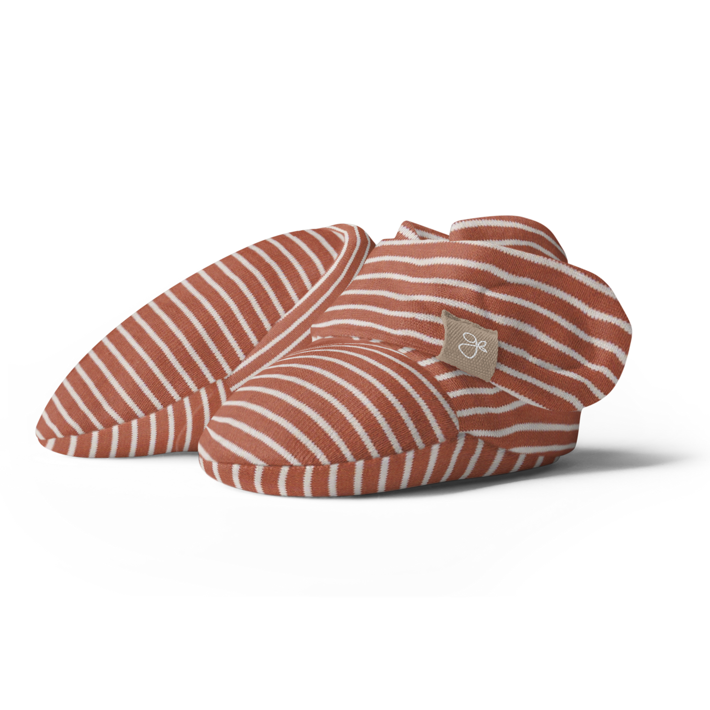 Stay On 2-Pack Baby Boots - Clay Stripe + Cloud: 3-6