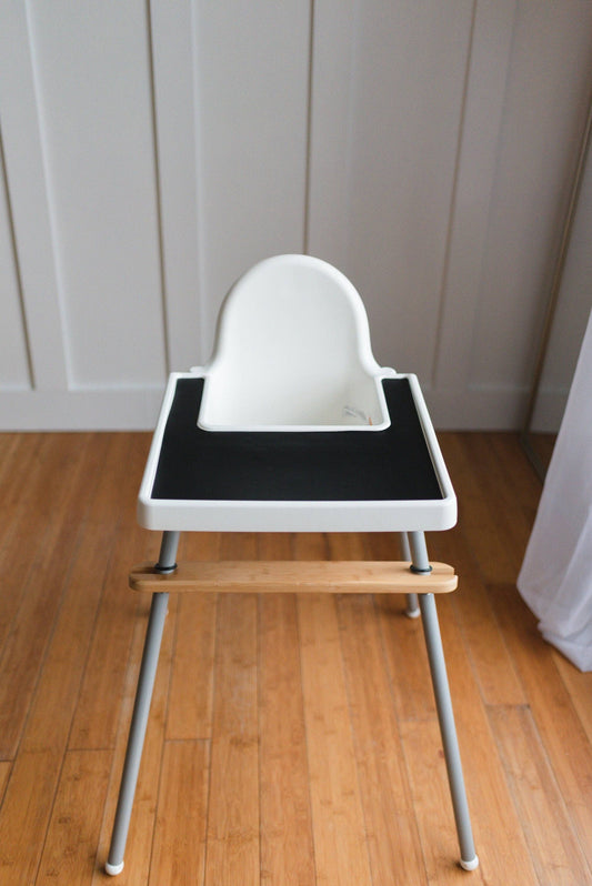 IKEA High Chair Placemat - Silicone Placemat for IKEA Antilo: Black