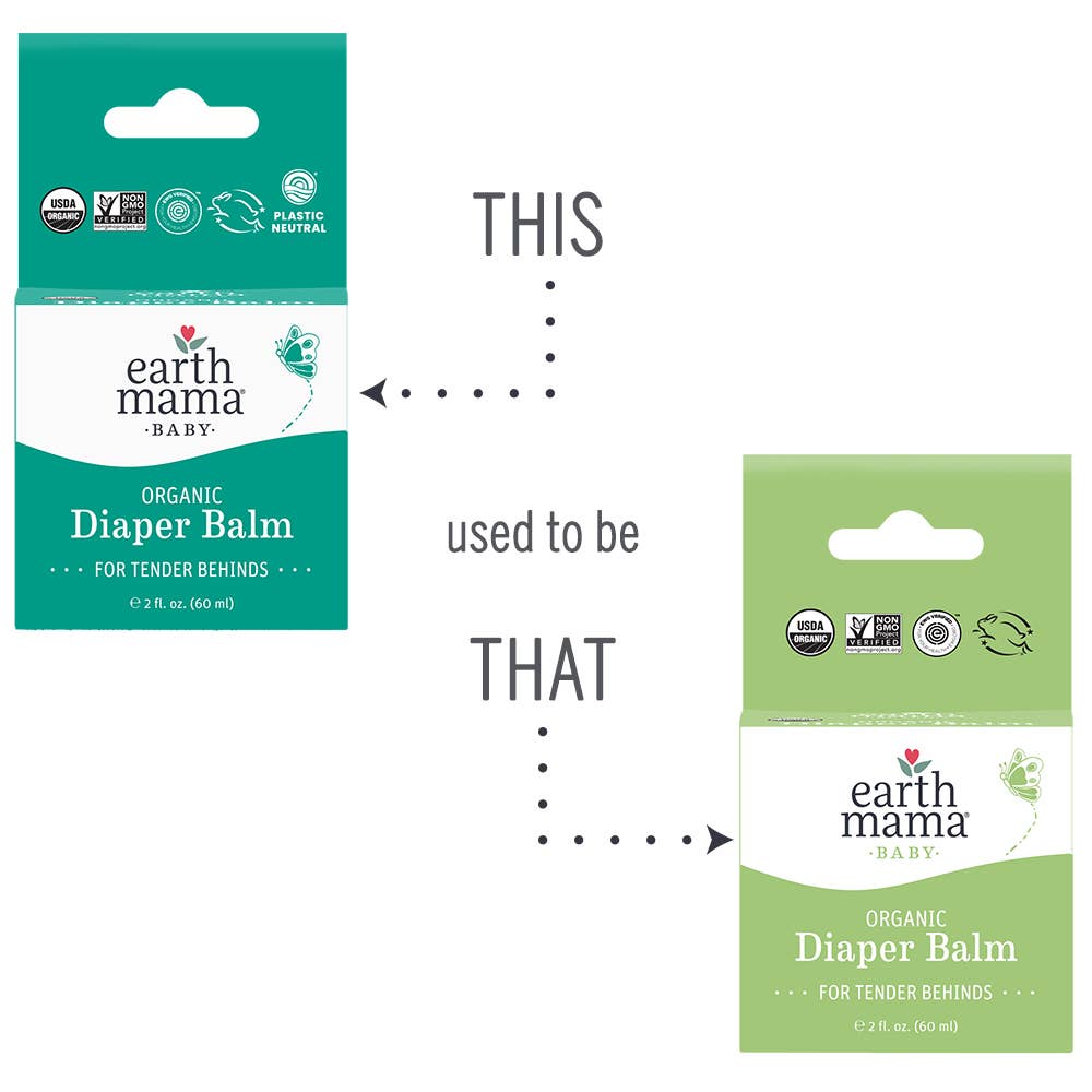 Organic Diaper Balm: 2oz