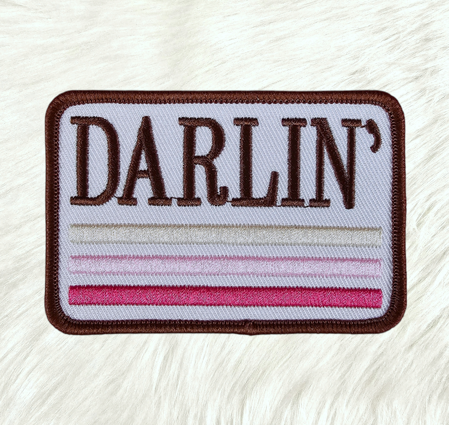 Darlin Western Trendy Full Embroidery Iron On Patch