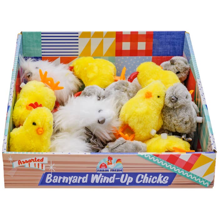 Farm Fresh Barnyard Wind-Up Chicks, Spring, Easter