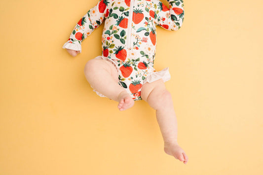 Vintage Strawberry One Piece Swimsuit