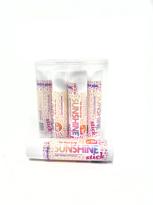 Sunshine & Glitter Sunshine Sunscreen Stick - SPF 30 Natural Zinc