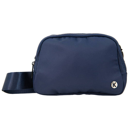 Navy Solid Belt Bag Women's