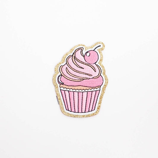 Embroidered Cupcake Icon Patch