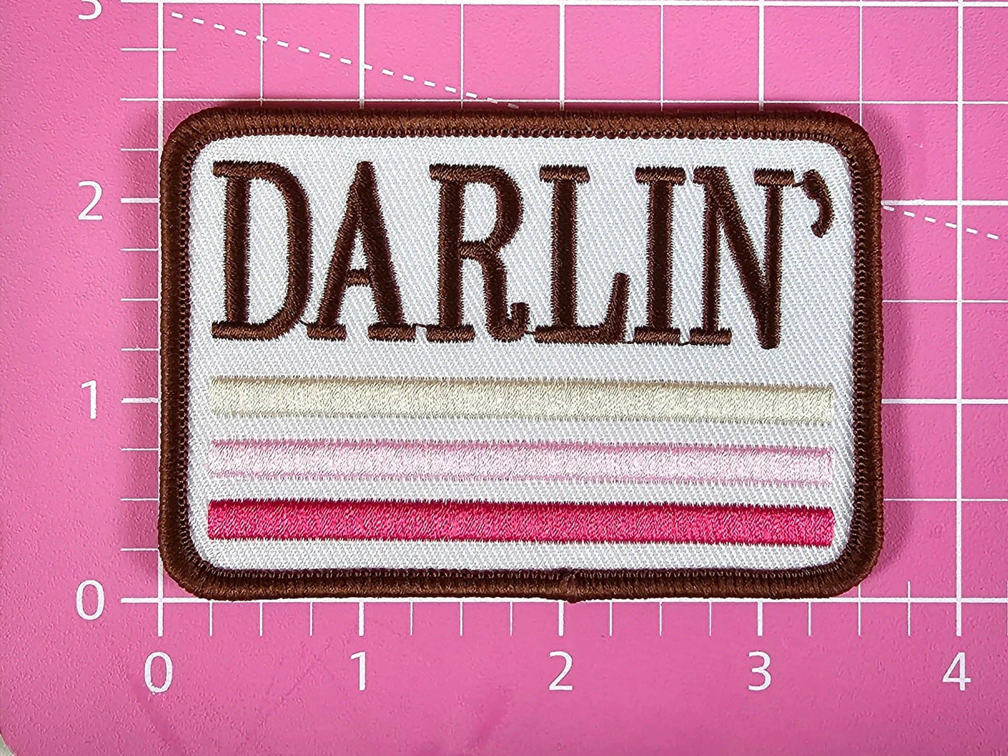 Darlin Western Trendy Full Embroidery Iron On Patch