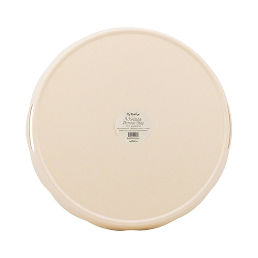 WDC1230 - Woodland Christmas Bamboo Tray - Round