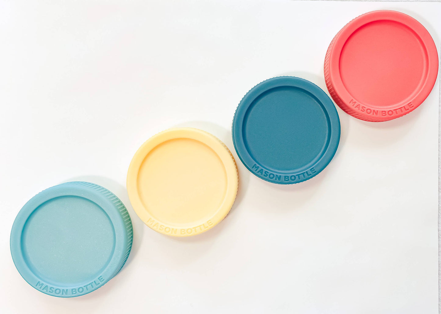 Plastic Mason Jar Storage Lids, Single Piece